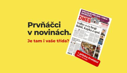 Prvňáčci poprvé v novinách: najděte svou třídu a uchovejte si vzpomínku