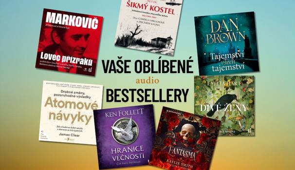 TOP 10 nejprodávanějších audioknih: Co právě teď poslouchá Česko?